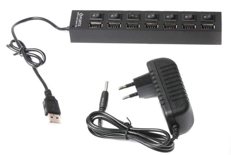 Хаб на 7 портів USB 2.0 UHB-U2P7-03 фото2