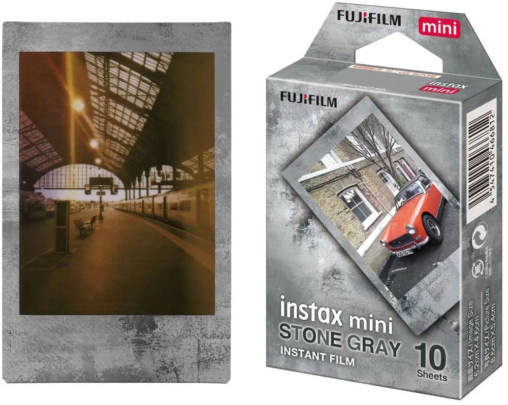 Фотобумага Fujifilm INSTAX MINI STONE GRAY (54х86мм 10шт) фото