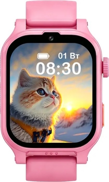 Смарт-часы для детей AmiGo GO810 Ultra 4G GPS Pink (1215652) фото2