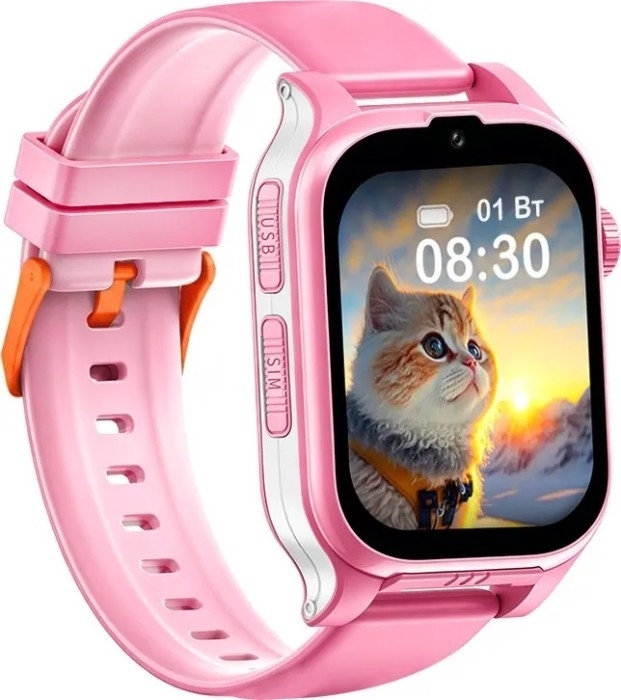 Смарт-часы для детей AmiGo GO810 Ultra 4G GPS Pink (1215652) фото3