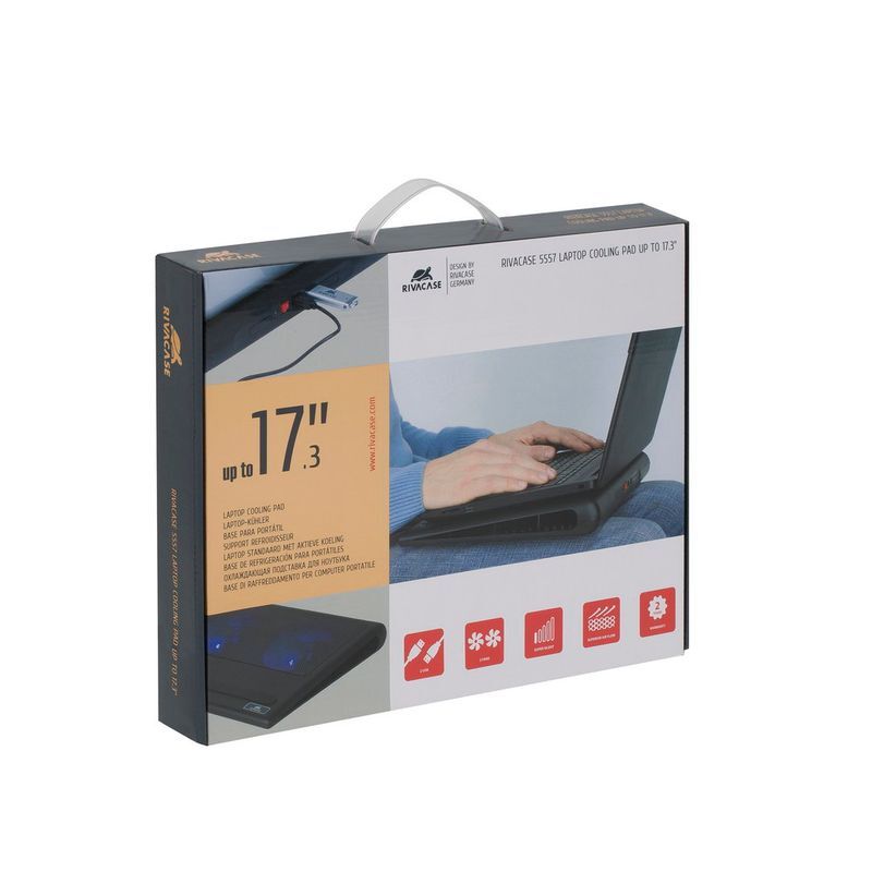 Підставка для ноутбука RIVACASE 5557 black до 17.3", чорний фото9