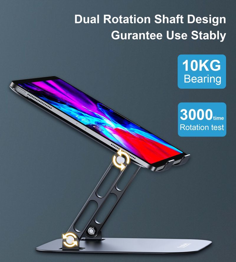 Подставка для ноутбука Choetech H061-GY до 13", алюминий фото9