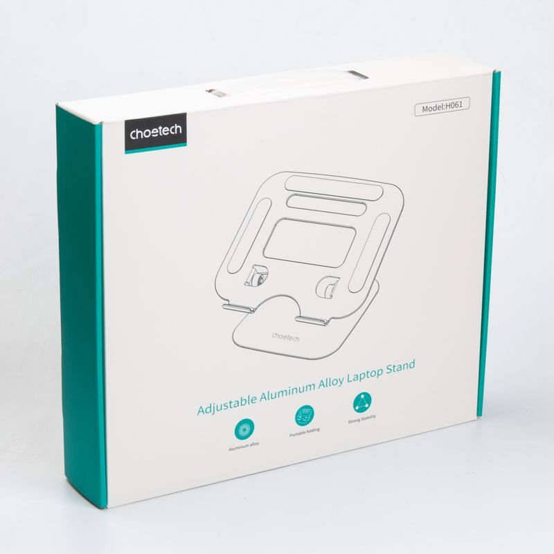 Подставка для ноутбука Choetech H061-GY до 13", алюминий фото10