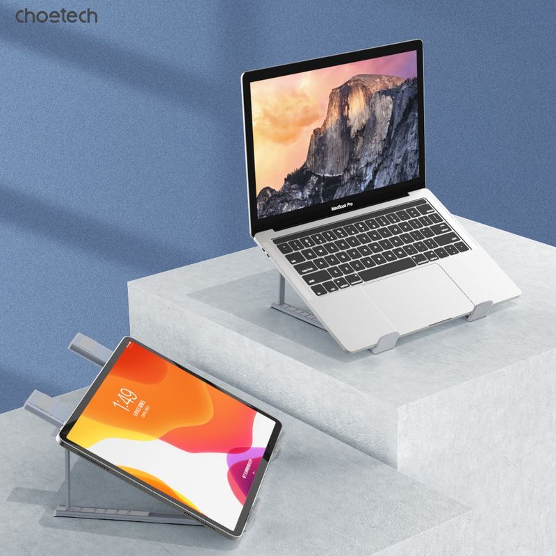 Підставка для ноутбука Choetech H055-SL до 17", алюміній фото