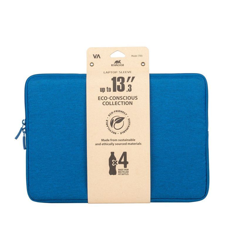 Чехол для ноутбука 13.3" RIVACASE, "Suzuka", 7703 (Azure Blue) синий фото3