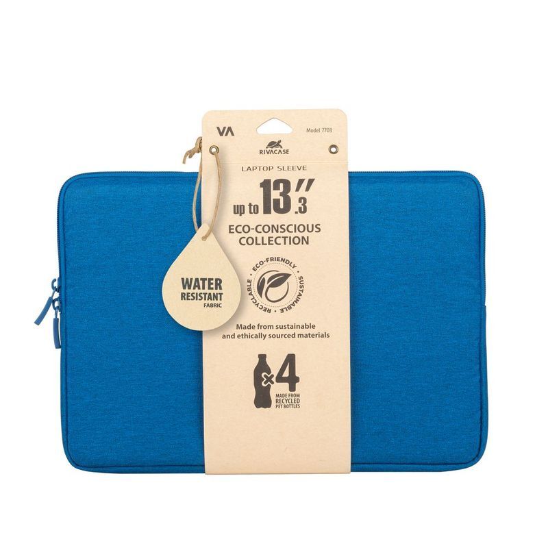 Чехол для ноутбука 13.3" RIVACASE, "Suzuka", 7703 (Azure Blue) синий фото5