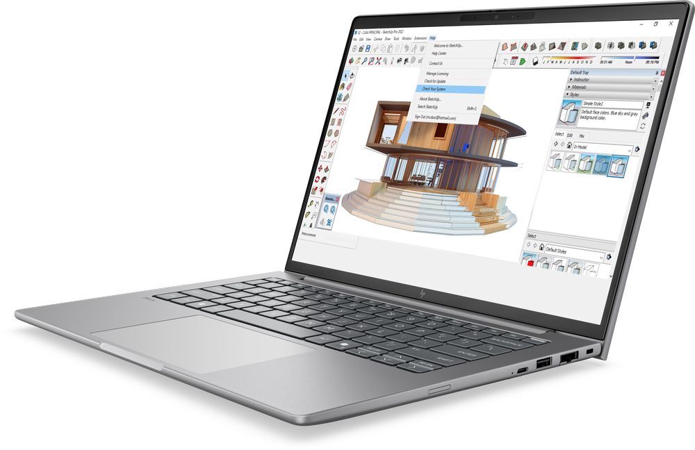 Ноутбук HP ZBook 8 G2a Meteor Silver (DZ4D7ET) фото3