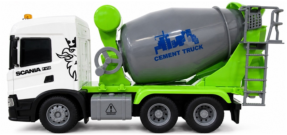 Автомодель TechnoDrive серії Big Truck Бетонозмішувач Scania (світло, звук) (OC-6402) фото2