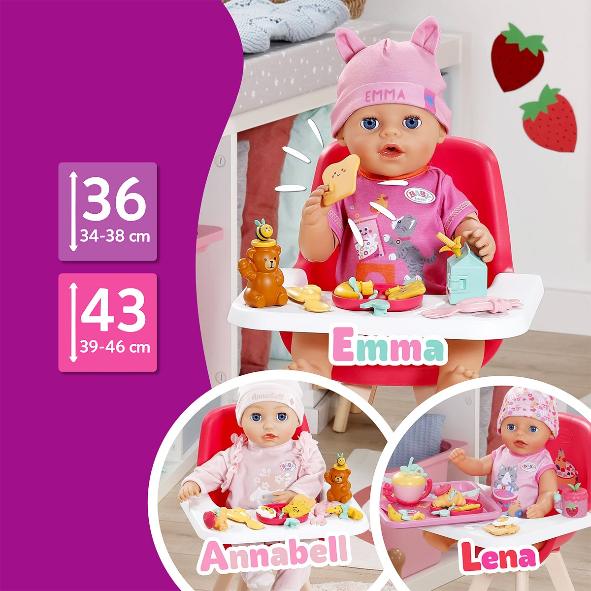 Ігровий набір Baby Born серії Click & Play Сніданок для ляльки (839775) фото5
