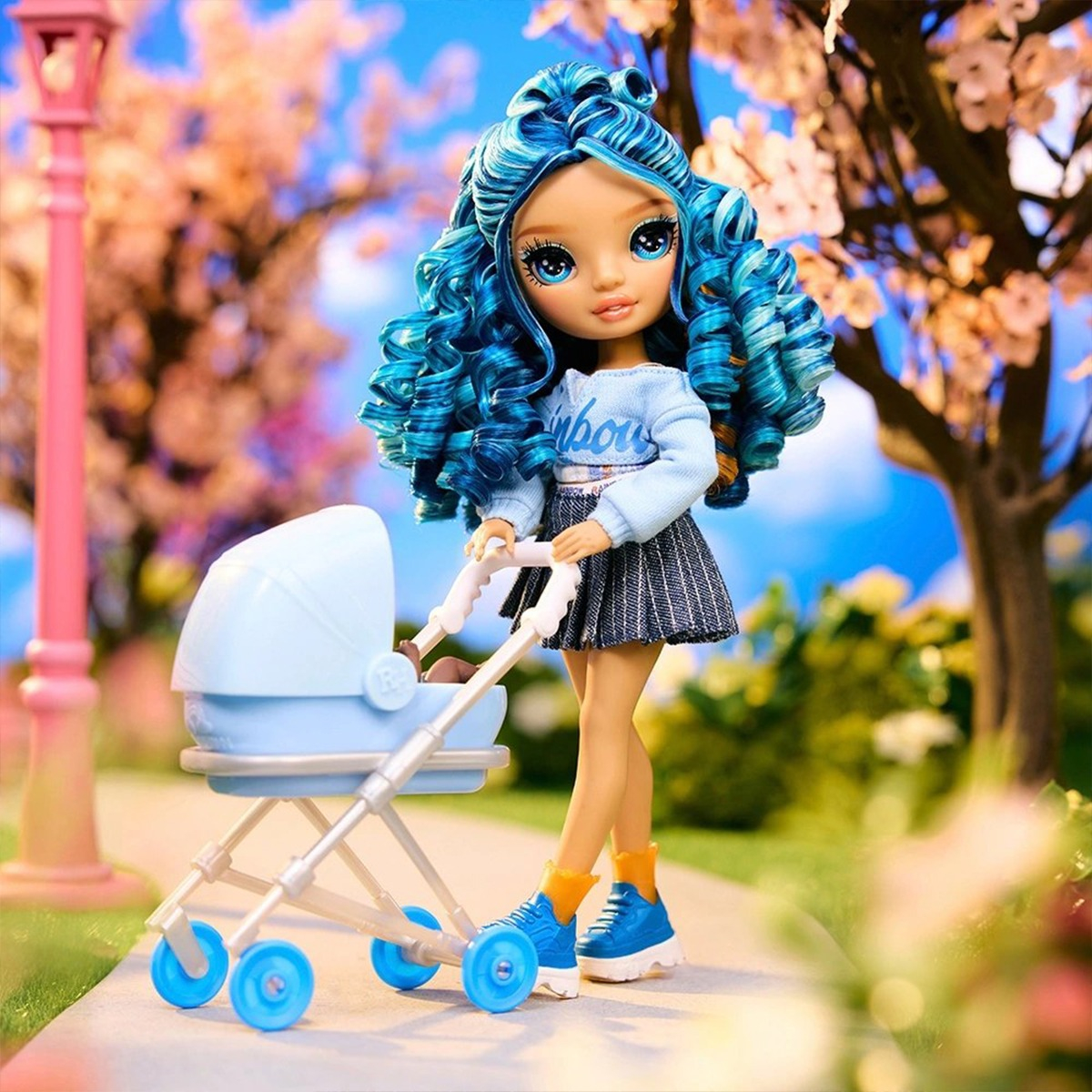 Игровой набор с куклами Rainbow High серии Junior High Babysitters Скайлер (248507) фото8