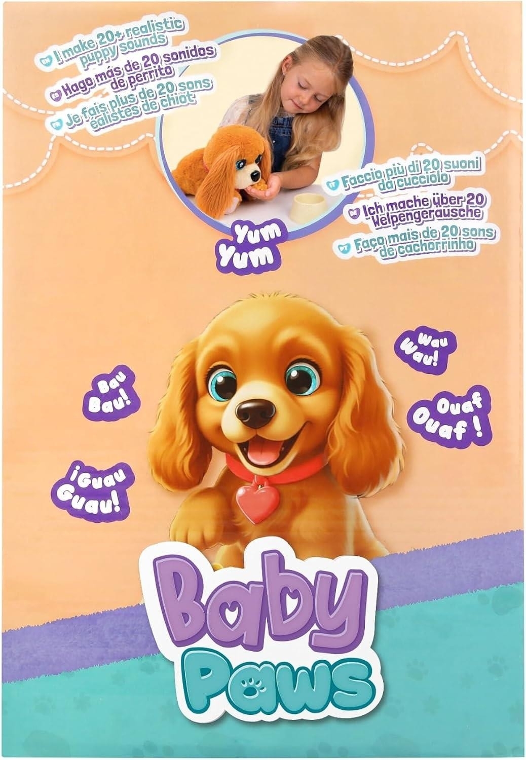 Интерактивная игрушка Baby Paws Щенок-сладкоежка (929609IM) фото4