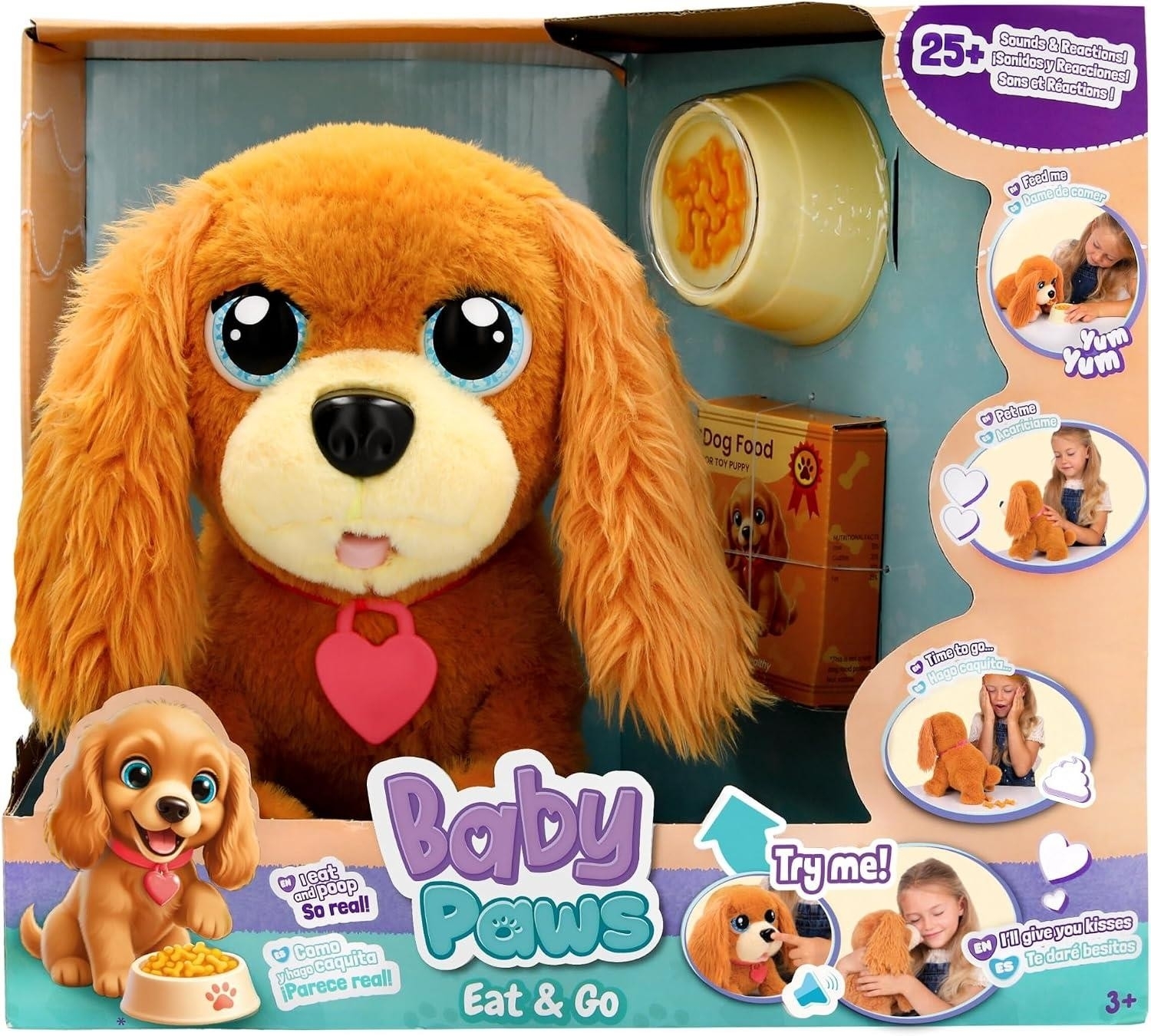 Интерактивная игрушка Baby Paws Щенок-сладкоежка (929609IM) фото5