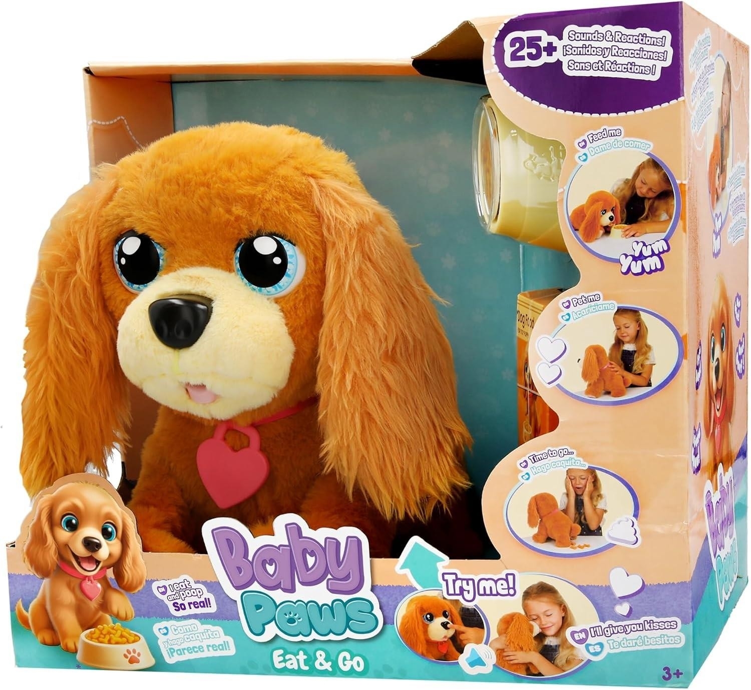 Интерактивная игрушка Baby Paws Щенок-сладкоежка (929609IM) фото6