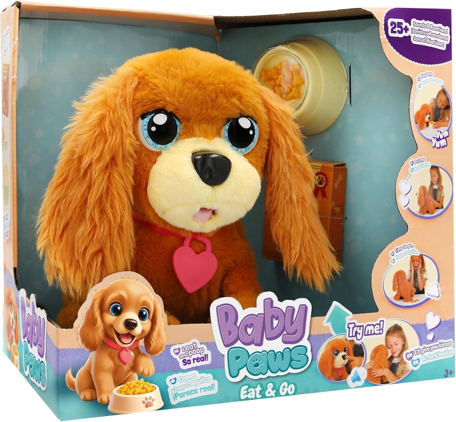 Интерактивная игрушка Baby Paws Щенок-сладкоежка (929609IM) фото7