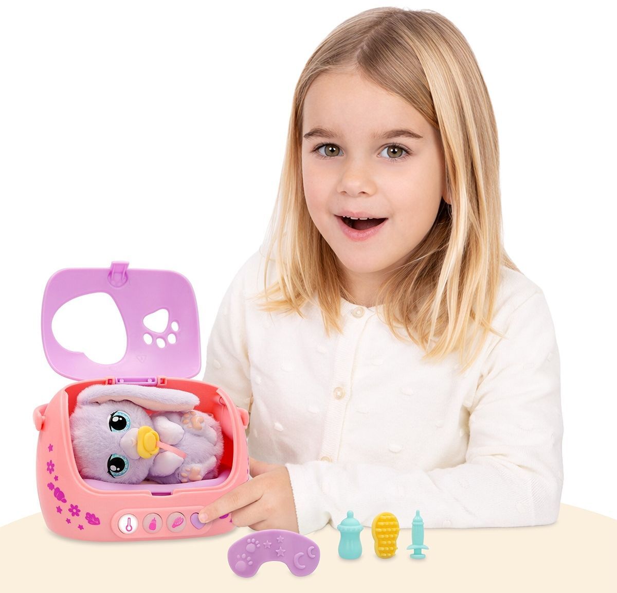 Интерактивный игровой набор Baby Paws серии Just Born Зайчик (923492IM) фото