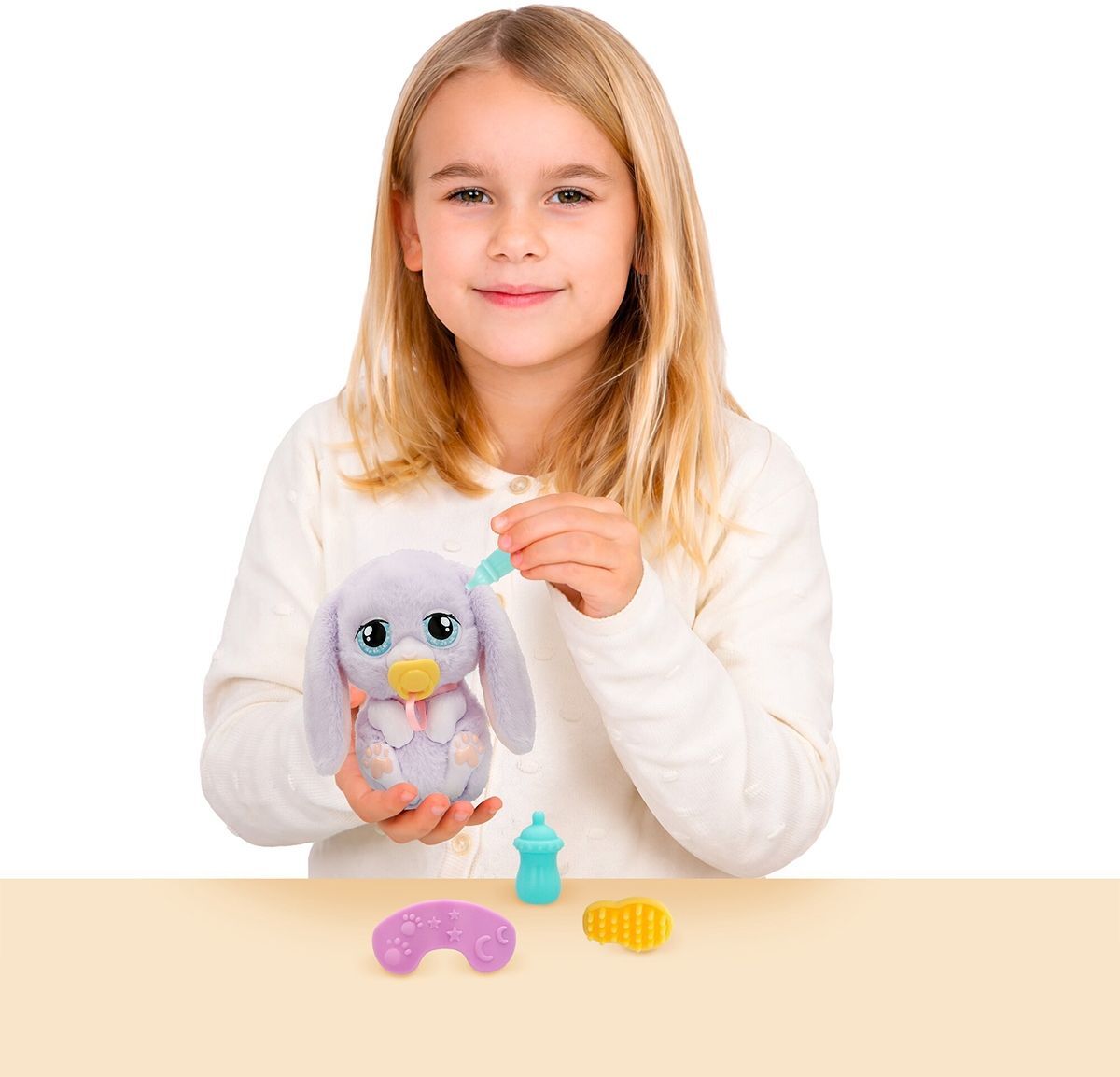 Интерактивный игровой набор Baby Paws серии Just Born Зайчик (923492IM) фото
