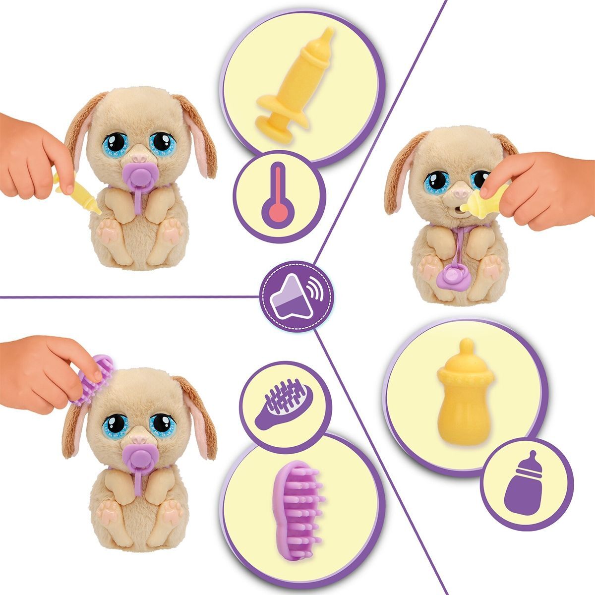 Интерактивный игровой набор Baby Paws серии Just Born Щенок (923478IM) фото6