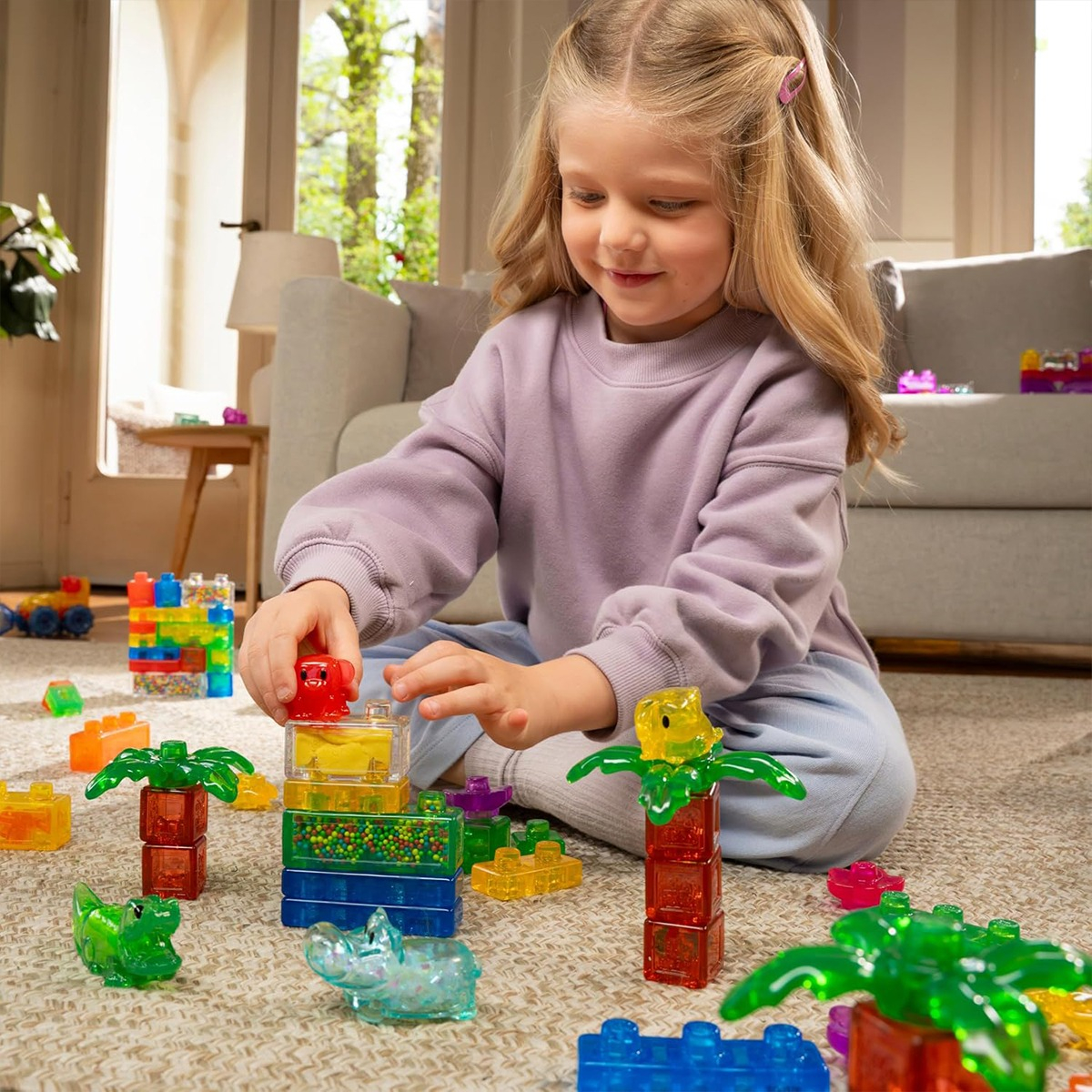 Сенсорный конструктор Jelly Blox Джунгли (937532) фото7