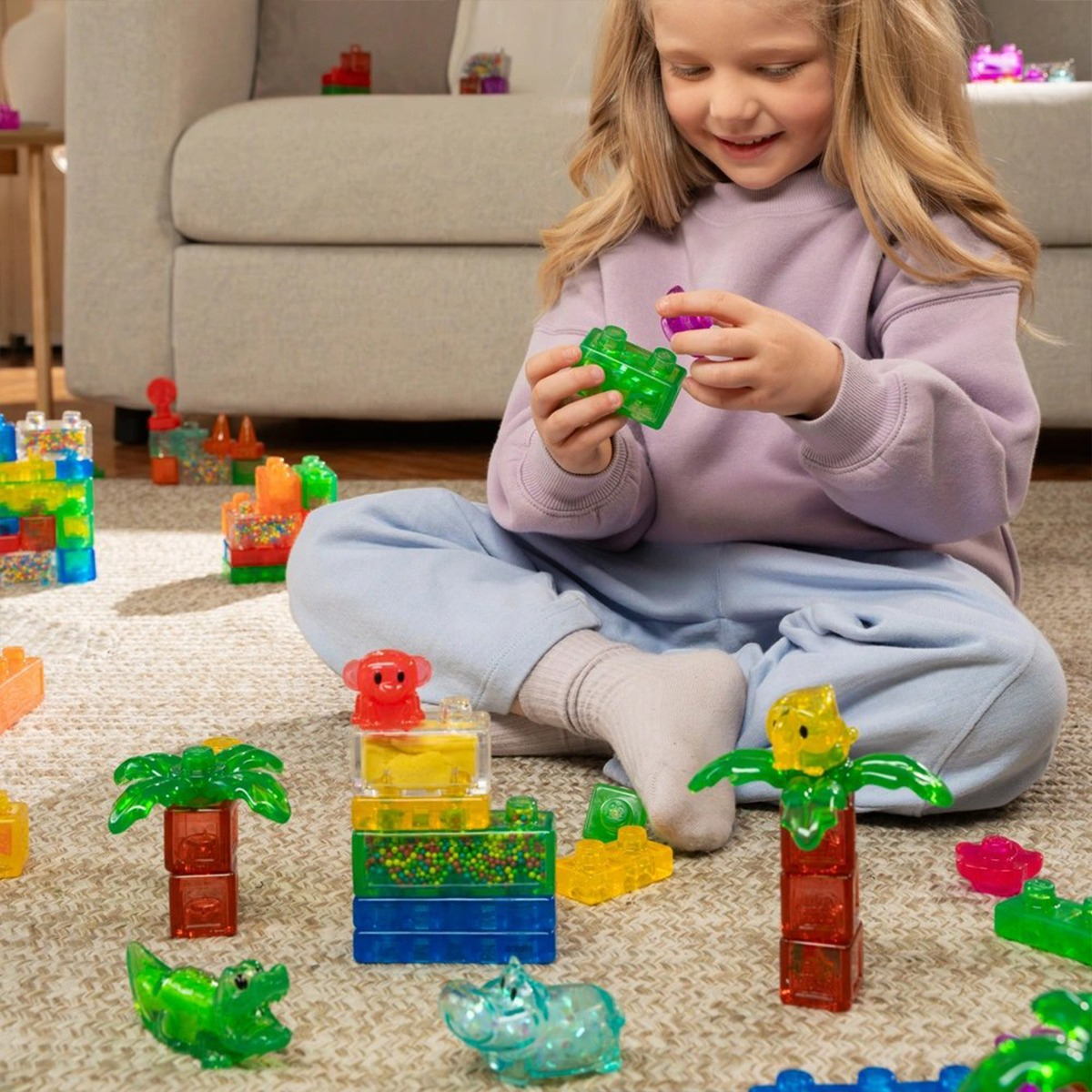 Сенсорный конструктор Jelly Blox Джунгли (937532) фото8