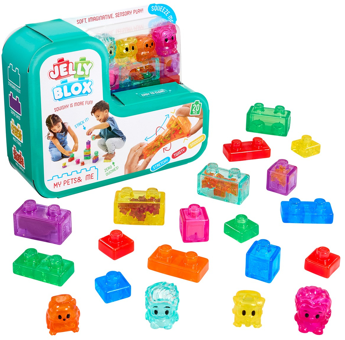 Сенсорный конструктор Jelly Blox Друзья и любимцы (934289) фото2