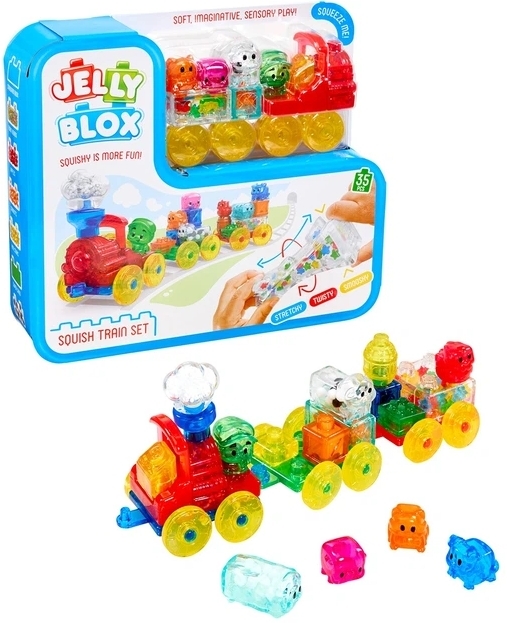 Сенсорний конструктор Jelly Blox Поїзд (937685) фото5