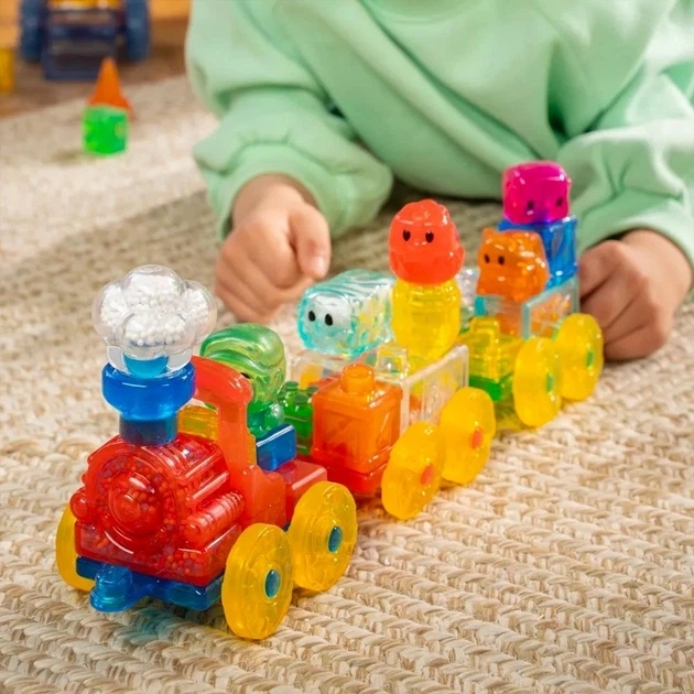 Сенсорний конструктор Jelly Blox Поїзд (937685) фото7