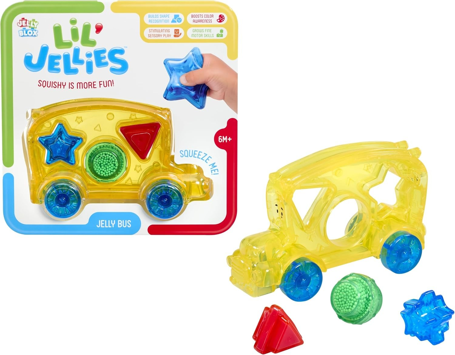Сенсорний конструктор Jelly Blox серії Lil' Jellies Автобус (937839) фото3
