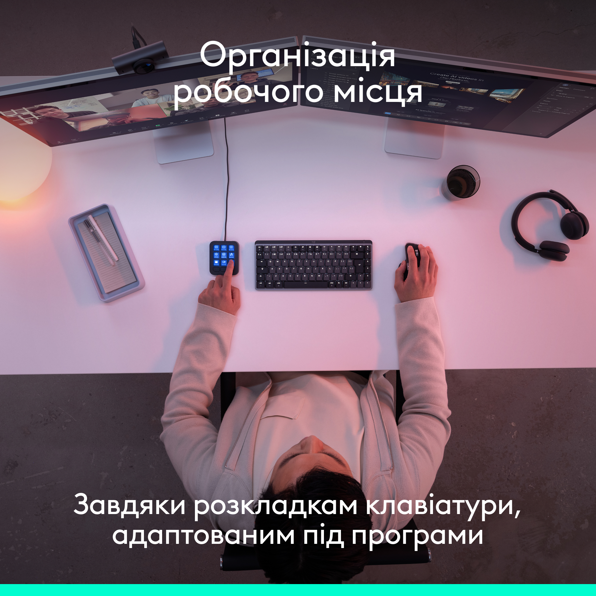 Клавіатура Logitech MX Keypad USB-C EMEA28i-935 Graphite (L920-013891) фото7
