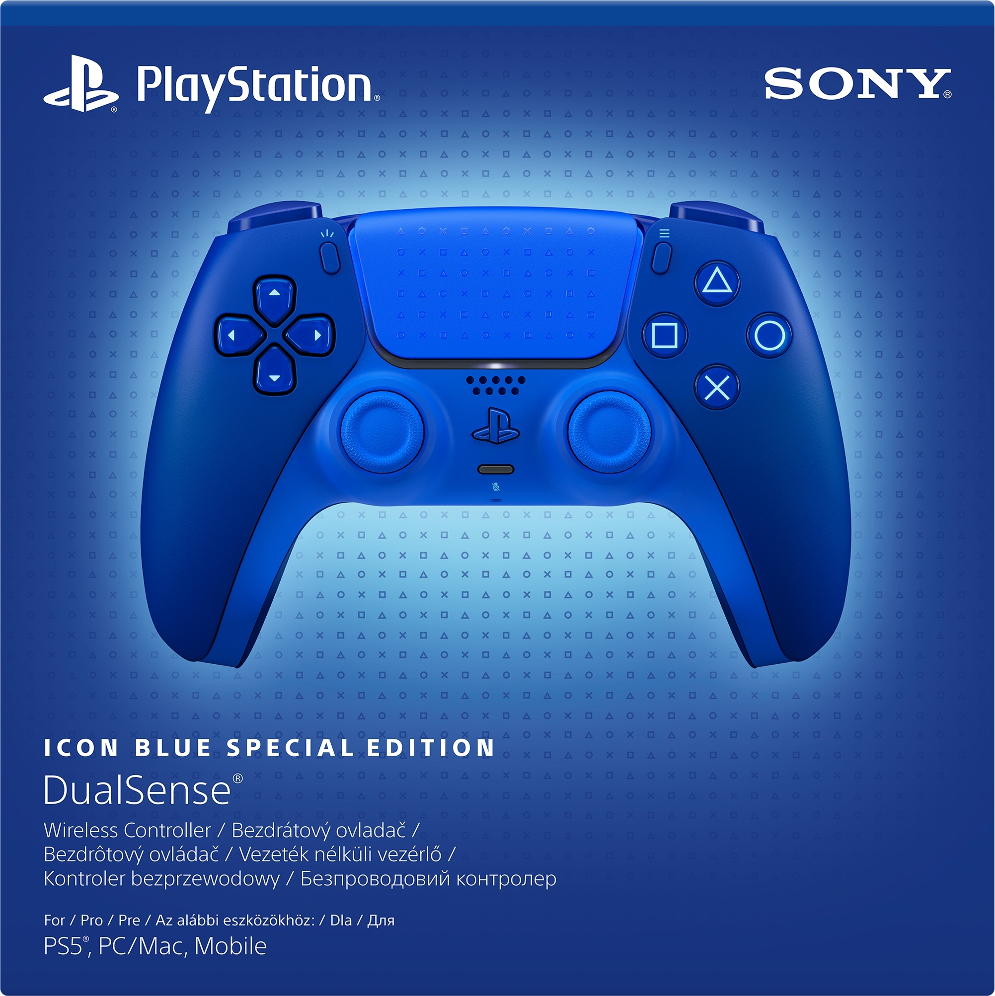 Беспроводной геймпад DualSense для PS5 Icon Blue Limited Edition (1000053187) фото7