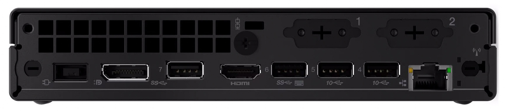 Неттоп LENOVO ThinkCentre M70q Gen 6 Black (13A40049UI) фото