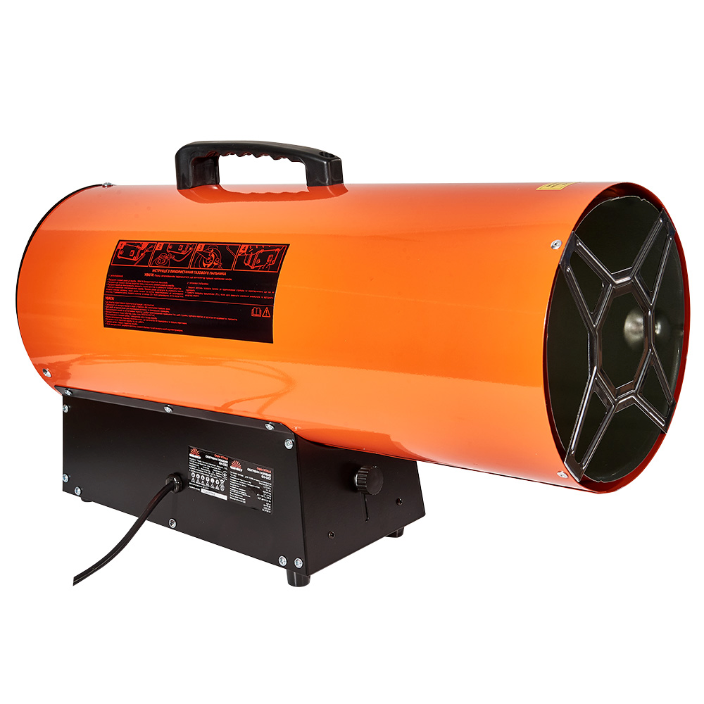 Тепловая пушка газовая Vitals GH-502, 51кВт, 350м2, 650м3, оранжевый, 6.6кг фото7