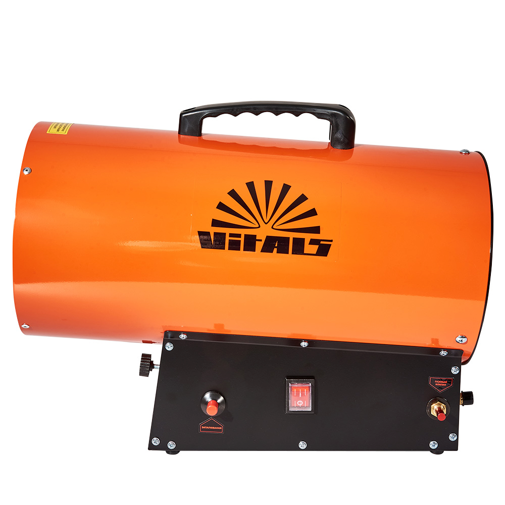 Тепловая пушка газовая Vitals GH-302, 33кВт, 220м2, 650м куб/ч, оранжевый, 5.9кг фото2
