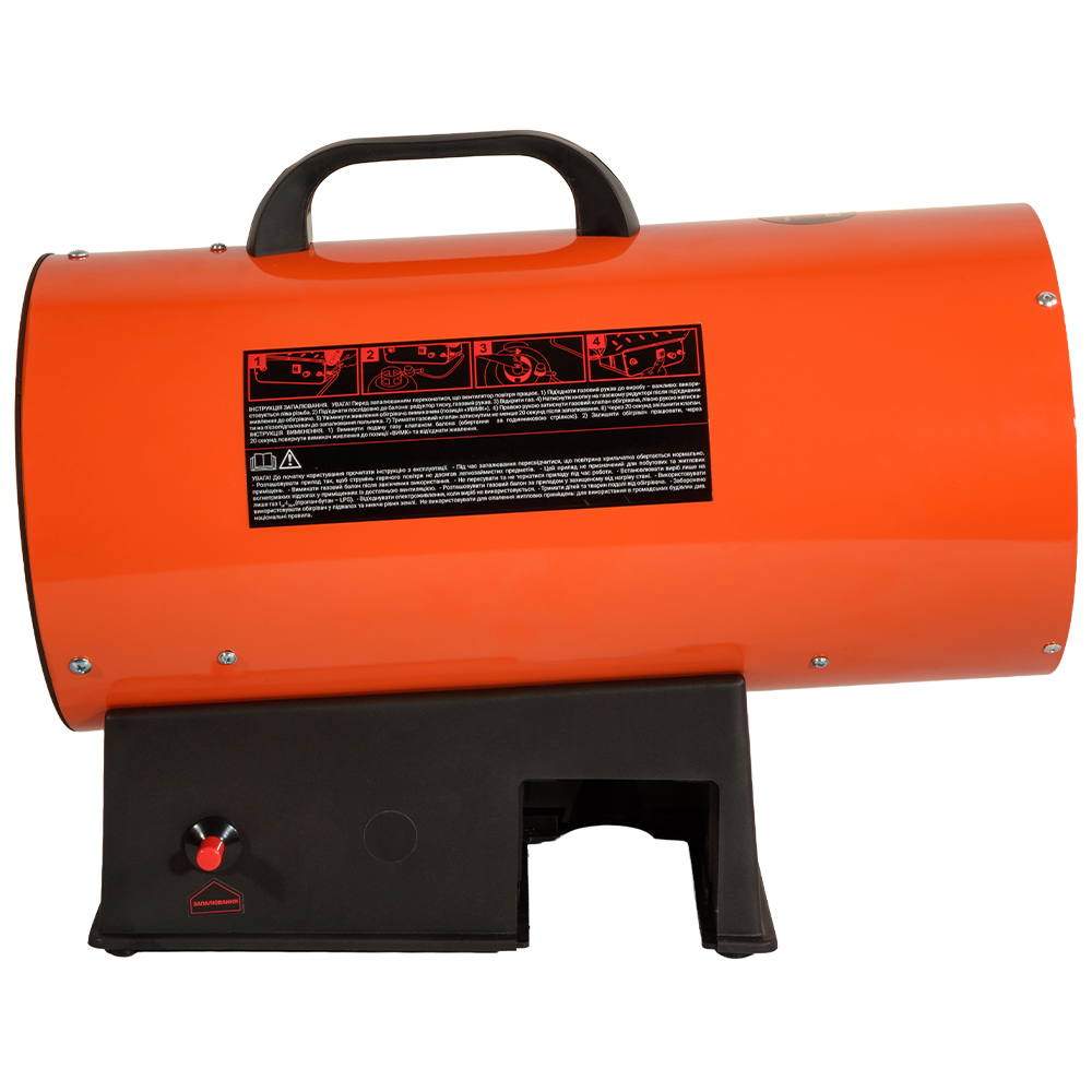 Тепловая пушка газовая Vitals GHB-303Т, аккумуляторная 18В, 18-30кВт, 120м2, IP24, 5.2кг фото6