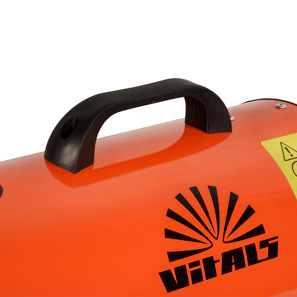 Тепловая пушка газовая Vitals GHB-303Т, аккумуляторная 18В, 18-30кВт, 120м2, IP24, 5.2кг фото12