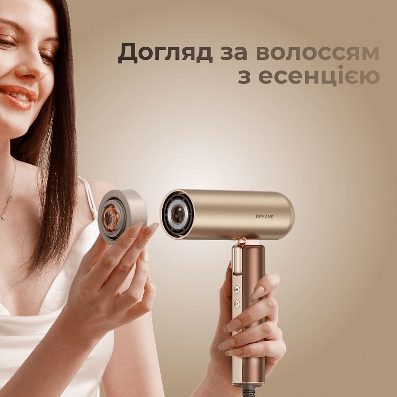 Фен-стайлер Dreame Pocket Aura Cocoa Tea Gold (AZP20A-CTG) фото13