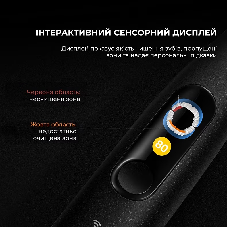 Электрическая зубная щетка Oclean X Ultra 20 Electric Toothbrush Black (6970810557121) фото4