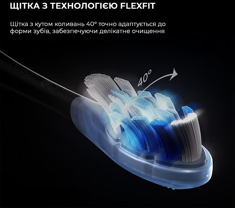 Электрическая зубная щетка Oclean X Ultra 20 Electric Toothbrush Black (6970810557121) фото7