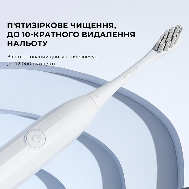 Электрическая зубная щетка Oclean Endurance Electric Toothbrush White (6970810552393) фото10