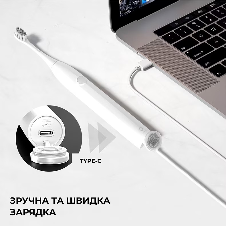 Электрическая зубная щетка Oclean Endurance Electric Toothbrush White (6970810552393) фото4