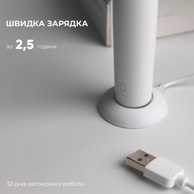 Электрическая зубная щетка Oclean Air 2 Electric Toothbrush White (6970810551327) фото5