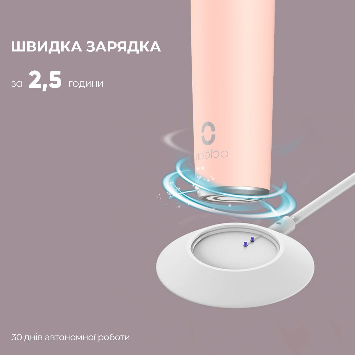 Электрическая зубная щетка Oclean Air 2 Electric Toothbrush Pink (6970810551549) фото8