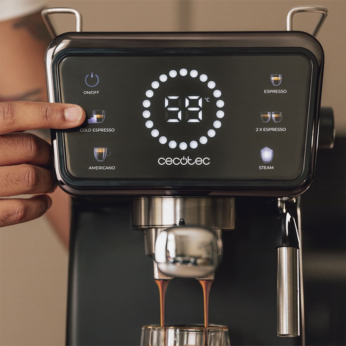 Кофеварка эспрессо Cecotec Power Espresso 20 ColdBrew Touch (CCTC-00269) фото6