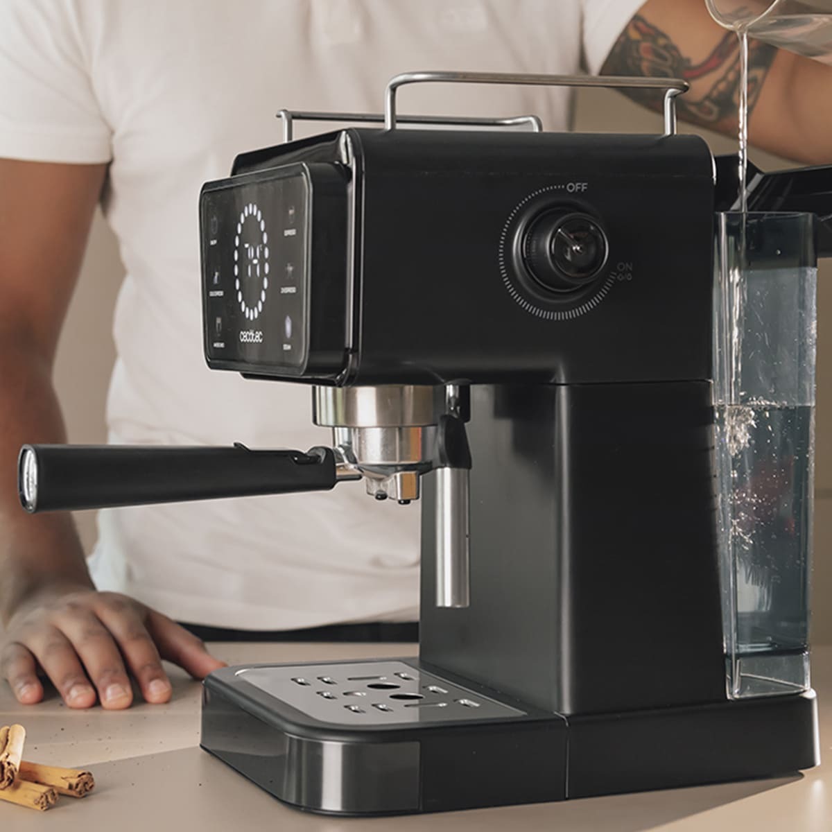 Кофеварка эспрессо Cecotec Power Espresso 20 ColdBrew Touch (CCTC-00269) фото10