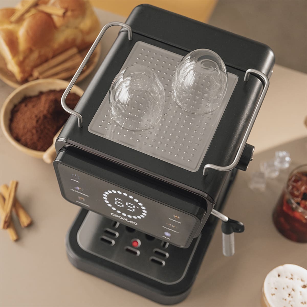 Кофеварка эспрессо Cecotec Power Espresso 20 ColdBrew Touch (CCTC-00269) фото11