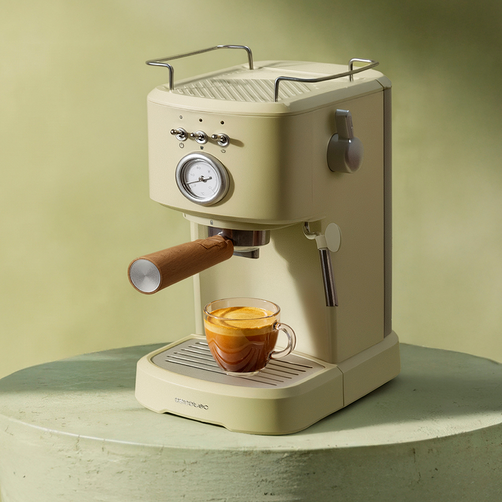 Кофеварка эспрессо Cecotec Power Espresso 20 Retro Green (CCTC-01723) фото7