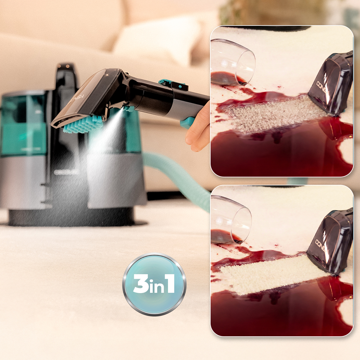 Пылесос моющий Cecotec Conga 6000 Carpet&Spot Clean XL (A01_EU01_122354) фото9