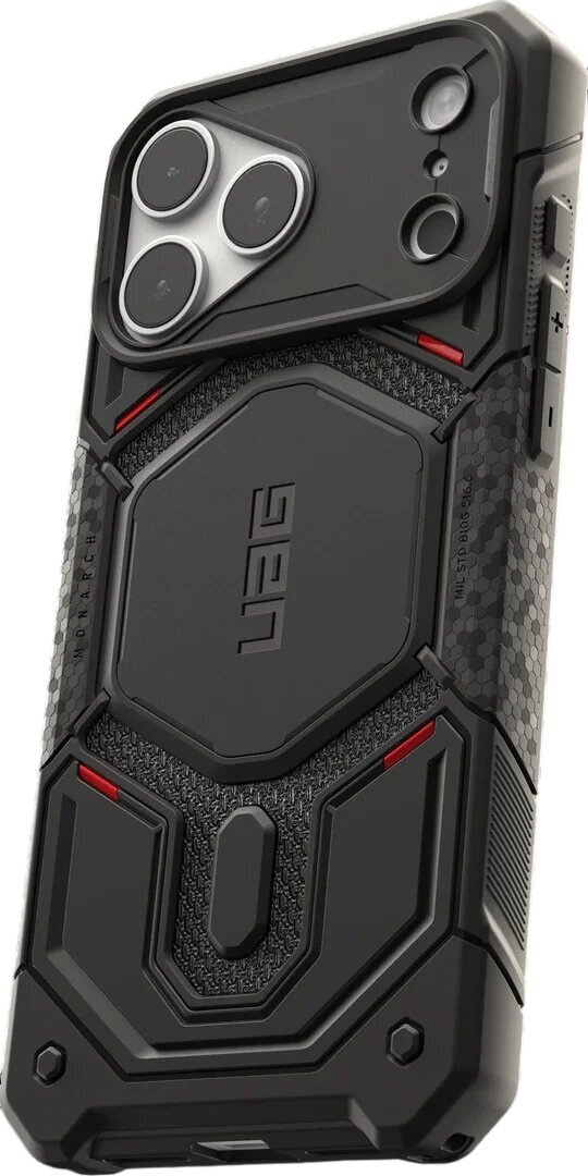 Чехол UAG для iPhone 18 Pro Max Monarch Pro Magsafe Kevlar Black (114568113940) фото5