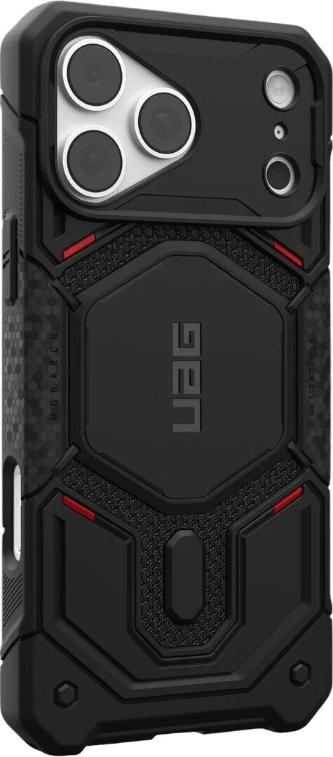 Чехол UAG для iPhone 18 Pro Max Monarch Pro Magsafe Kevlar Black (114568113940) фото3