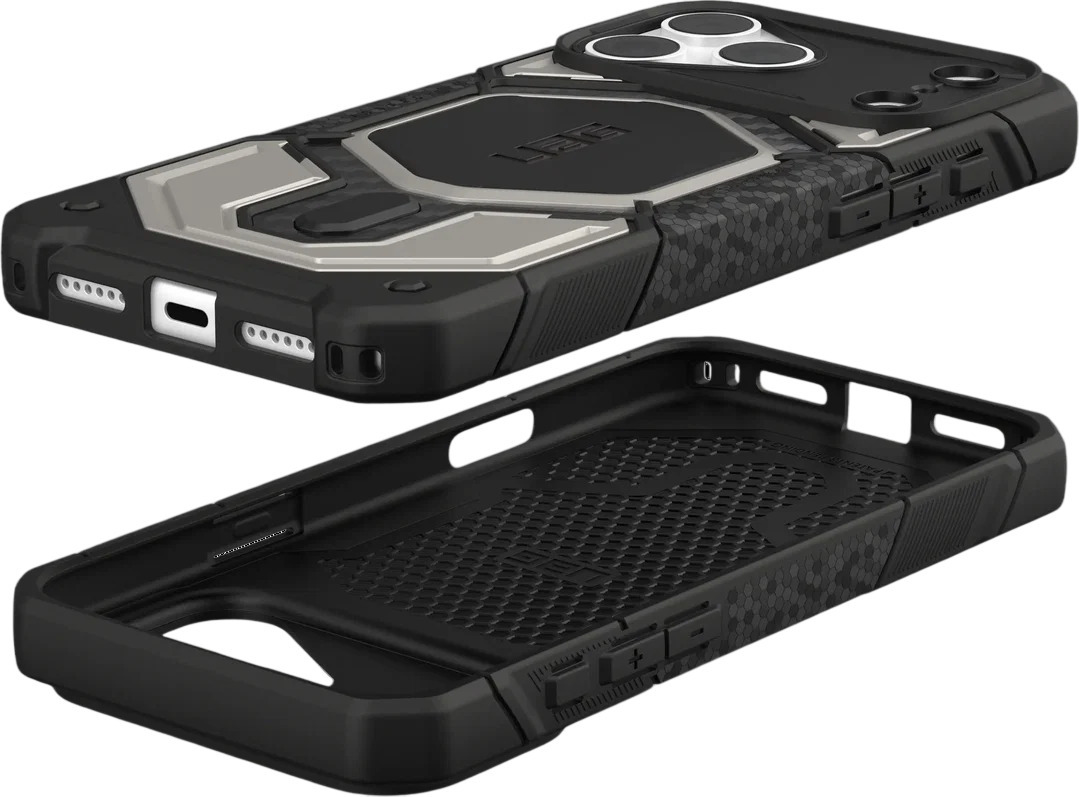 Чехол UAG для iPhone 18 Pro Max Monarch Pro Magsafe Titanium (114568113636) фото12