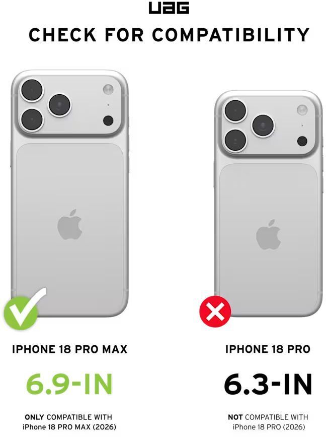 Чехол UAG для iPhone 18 Pro Max Plyo LT Magsafe Ice/Smoke (11459211433B) фото